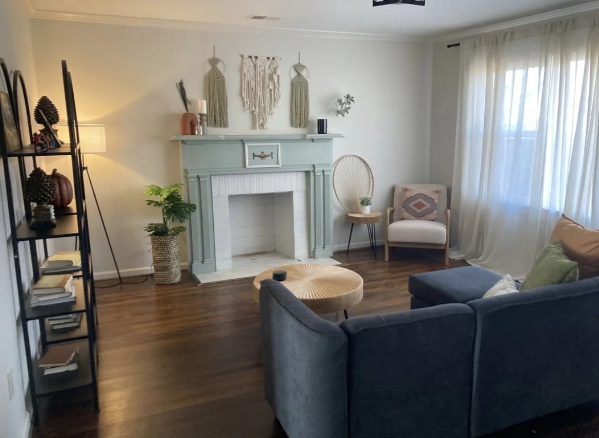 Living Room Renovation after